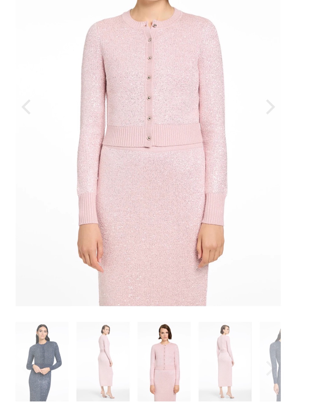 Toccin Mollie Ballet Pink Sparkly Cardigan